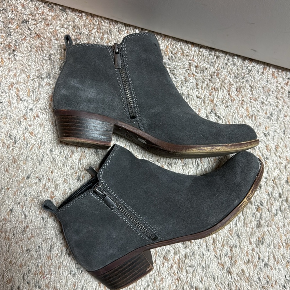 Lucky Brand Gray Basel Bootie